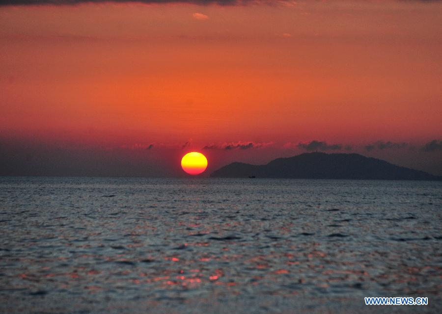 Photos: beaux paysages du coucher du soleil à Sanya (3)