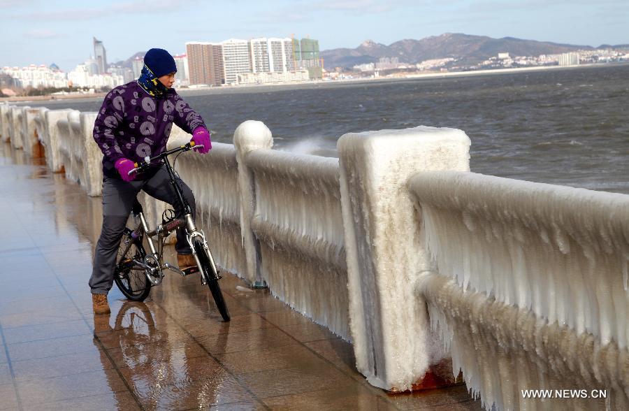 Alerte aux glaces de mer dans le nord-est de la Chine (5)