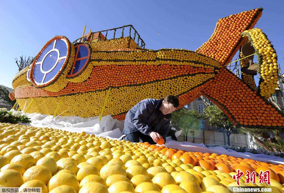 France : La Fête du citron de Menton