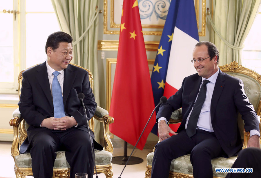 Entretien entre les présidents chinois et fran?ais sur l'avenir des relations bilatérale