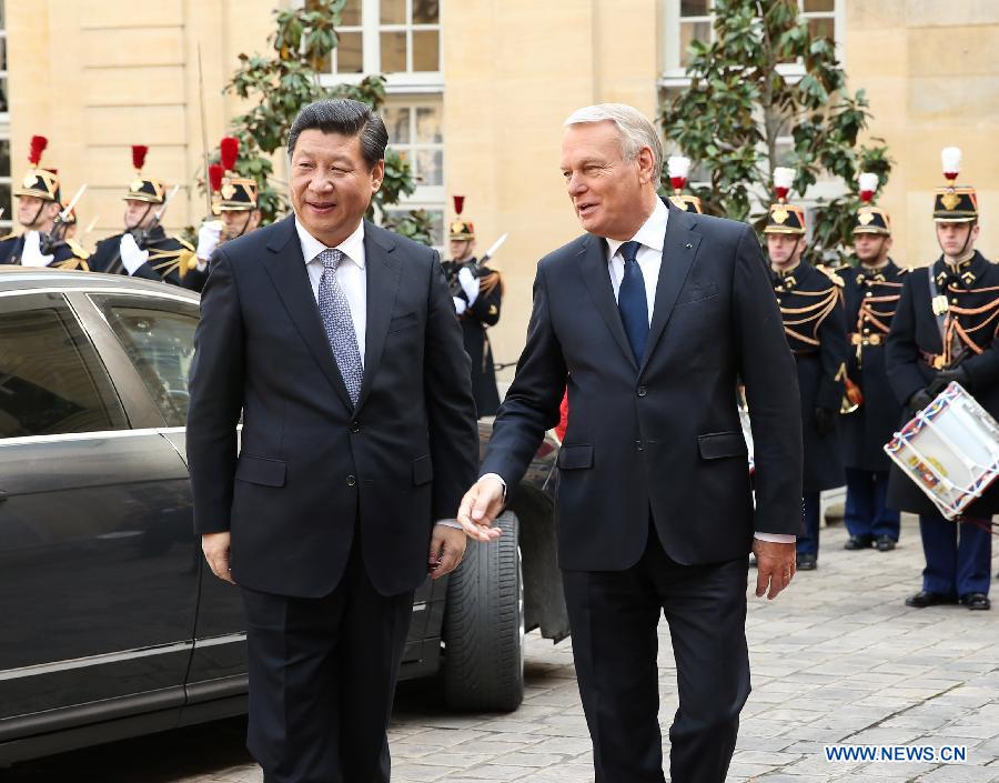 Le président chinois appelle à une coopération sino-fran?aise plus étroite (2)