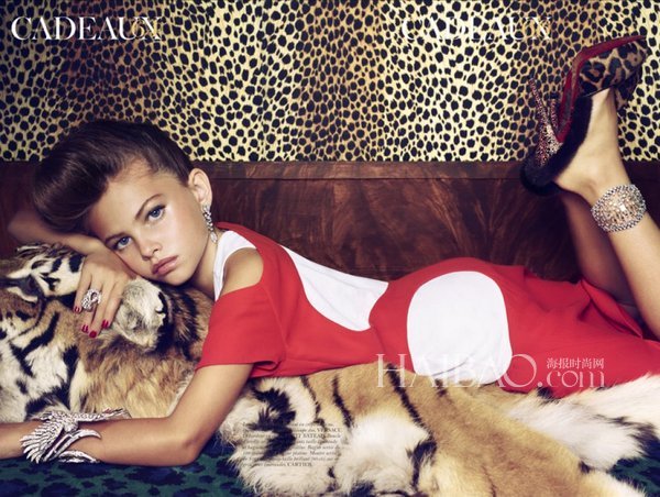 Thylane Blondeau, à 13 ans, illustre le magazine