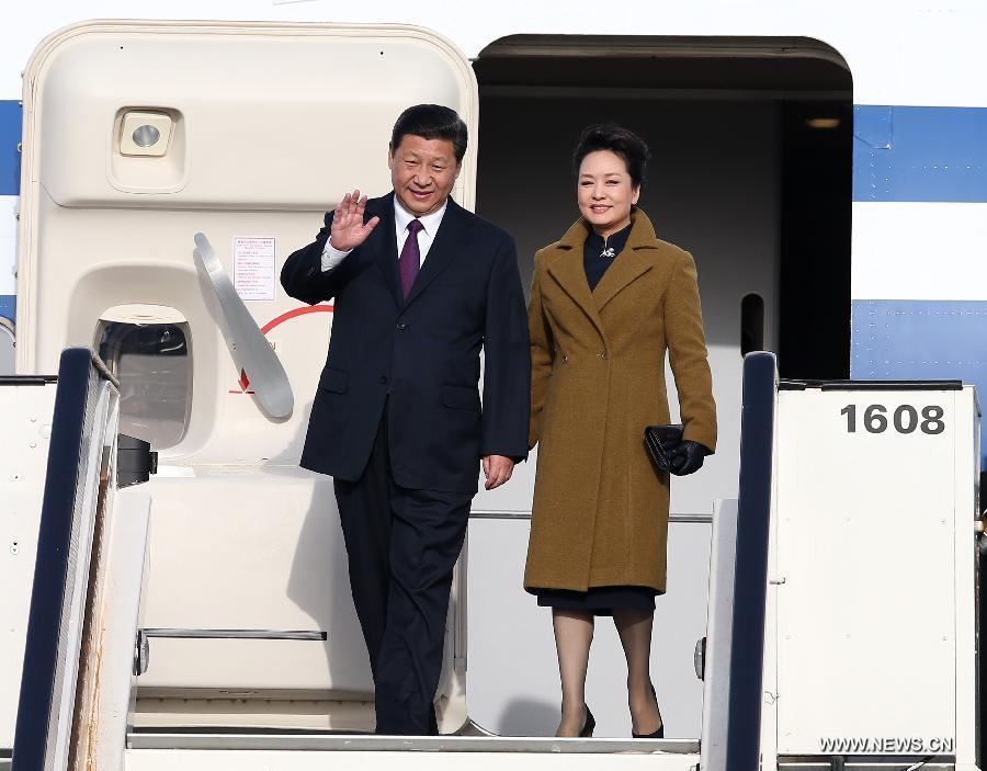 Arrivée du président chinois à Bruxelles pour une visite d'Etat