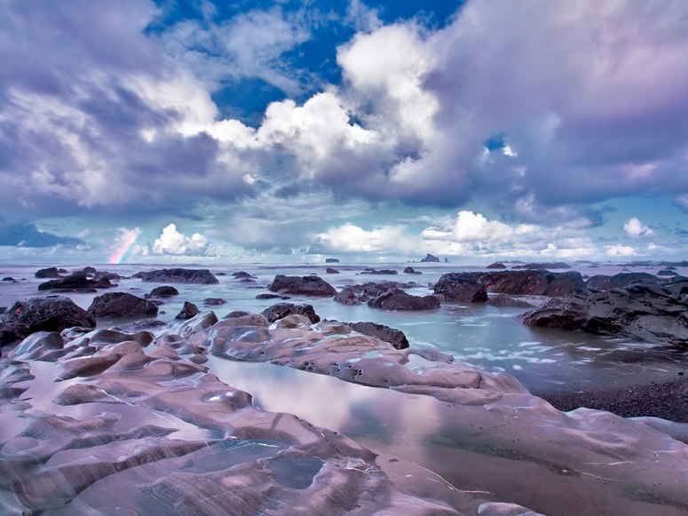 La plage de Rialto se situe dans le parc national Olympique de Washington aux Etats-Unis. C'est l'endroit idéal pour admirer les paysages de la c?te Pacifique.