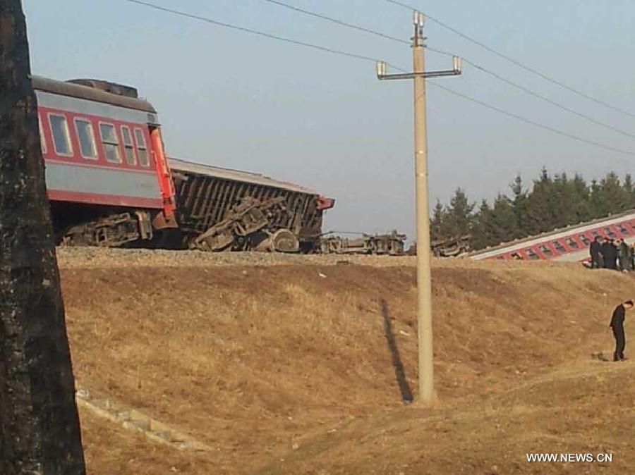 Chine : 15 blessés dans le déraillement d'un train dans le nord-est (8)