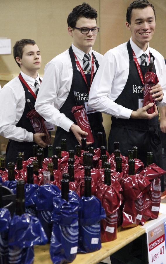 Ouverture du grand concours de vins à Bruxelles